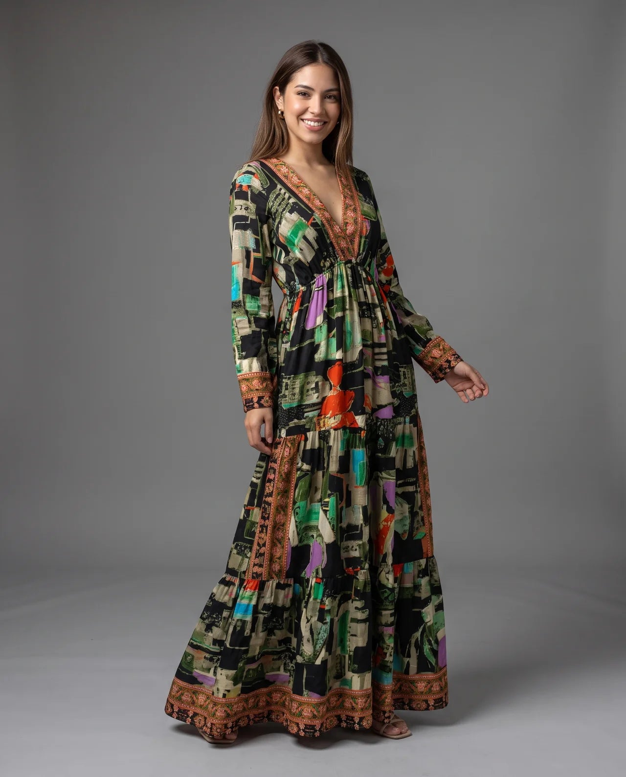 Zaha Dress – An Exquisite Silk Silhouette Defined by Effortless Luxury