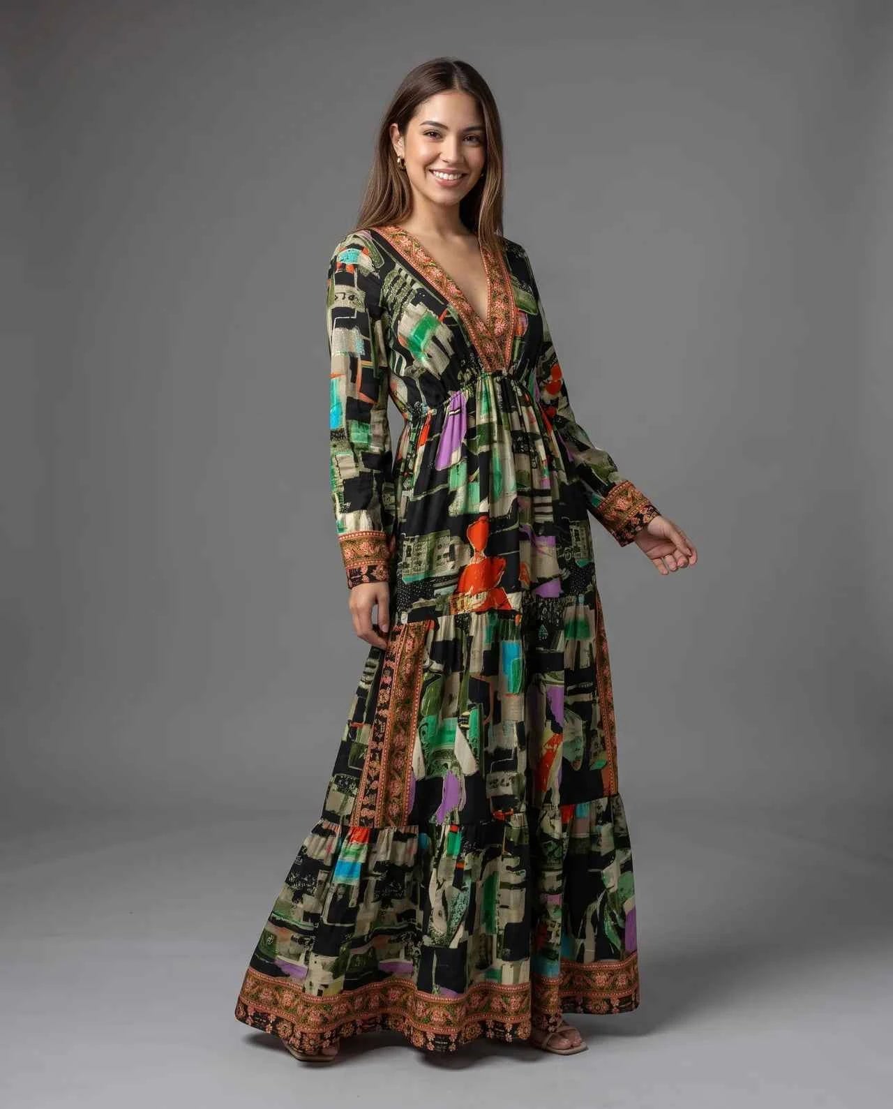 Zaha Dress – An Exquisite Silk Silhouette Defined by Effortless Luxury