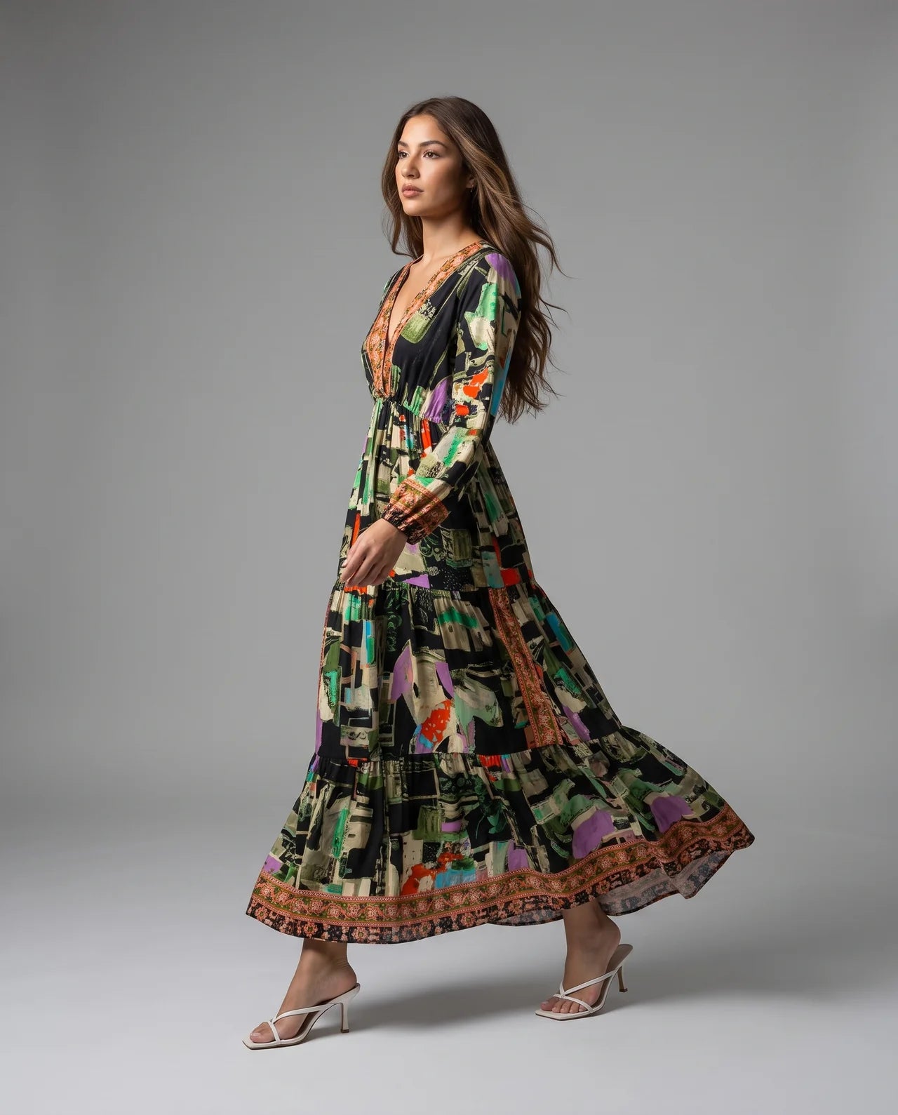 Zaha Dress – An Exquisite Silk Silhouette Defined by Effortless Luxury
