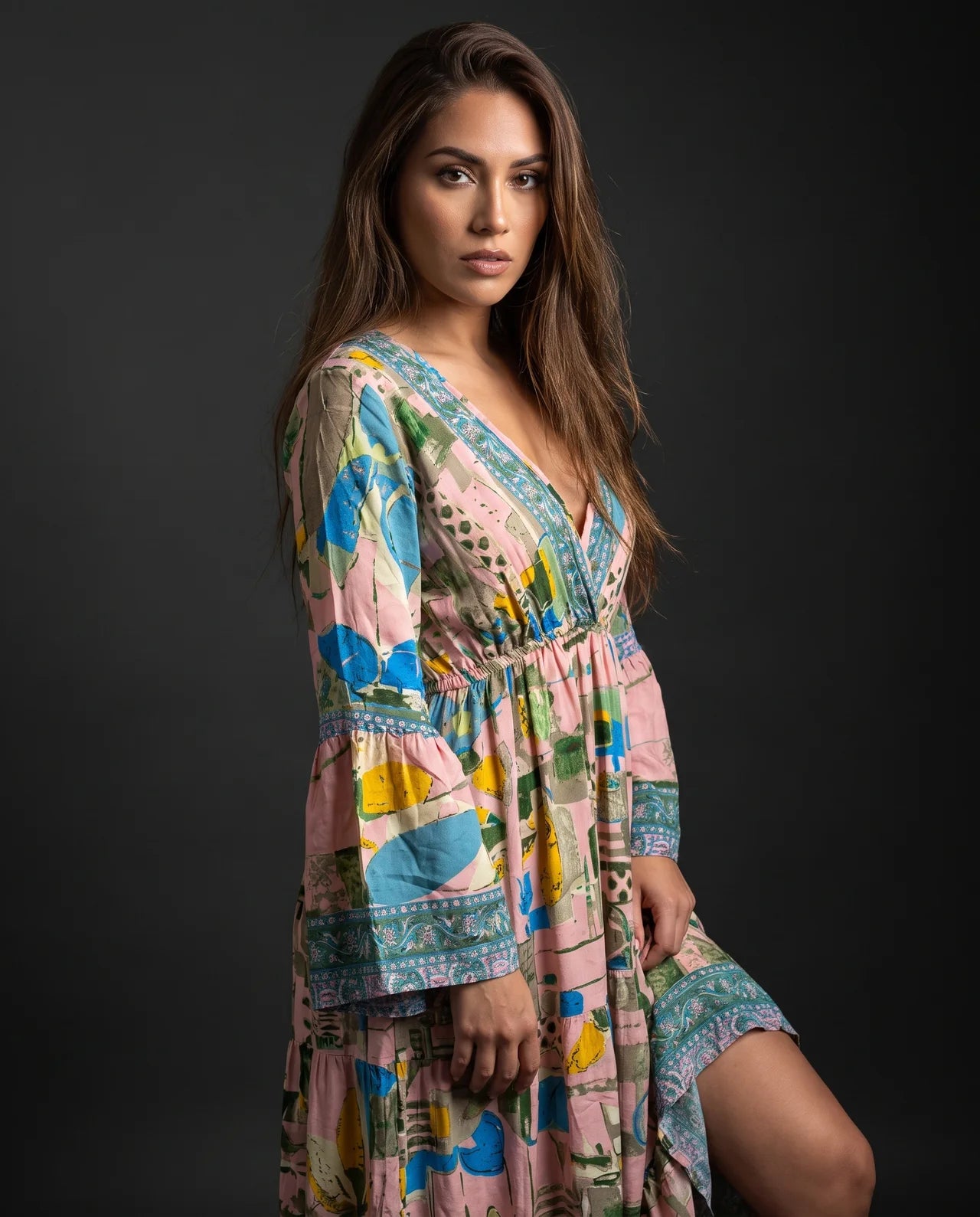 Zaha Dress – An Exquisite Silk Silhouette Defined by Effortless Luxury