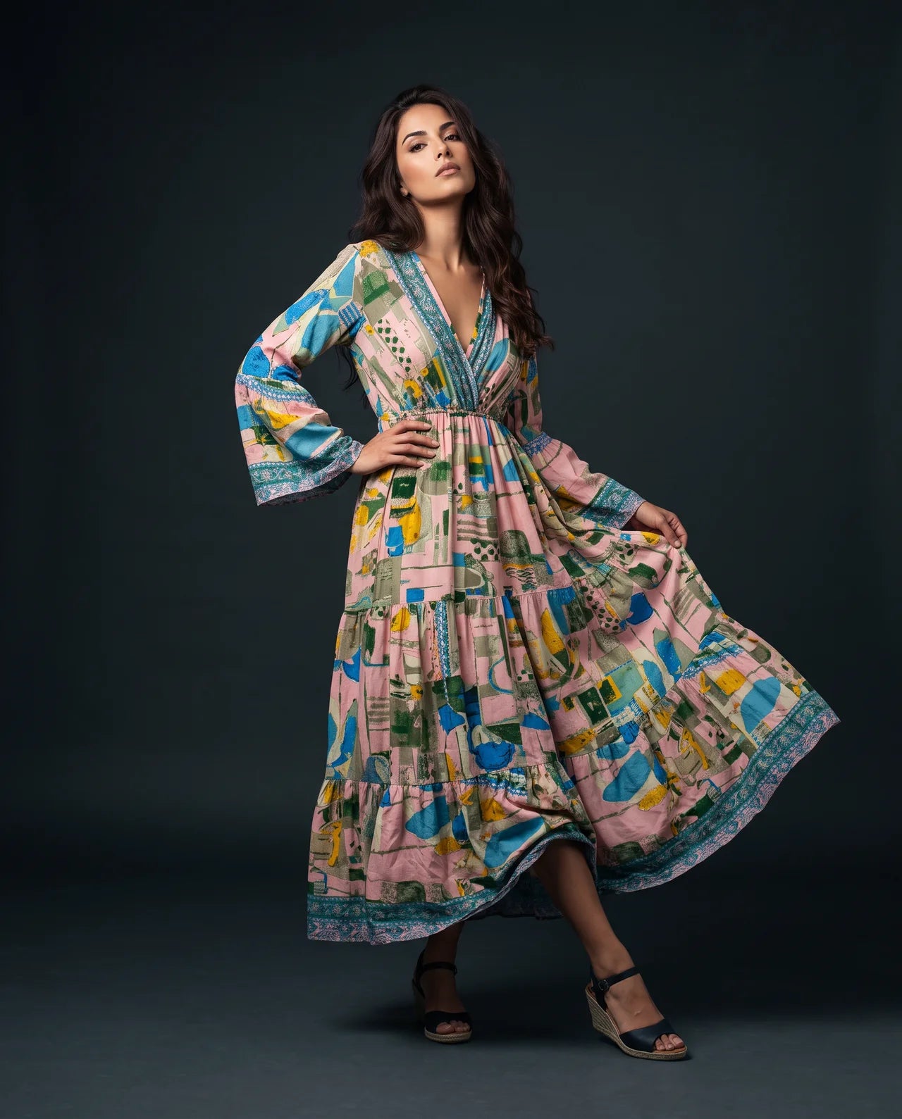 Zaha Dress – An Exquisite Silk Silhouette Defined by Effortless Luxury