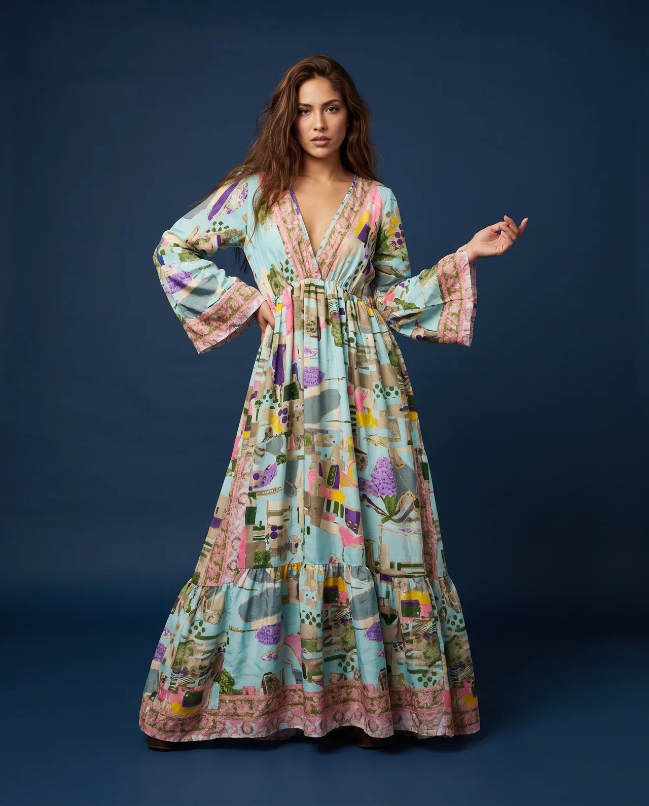 Zaha Dress – An Exquisite Silk Silhouette Defined by Effortless Luxury