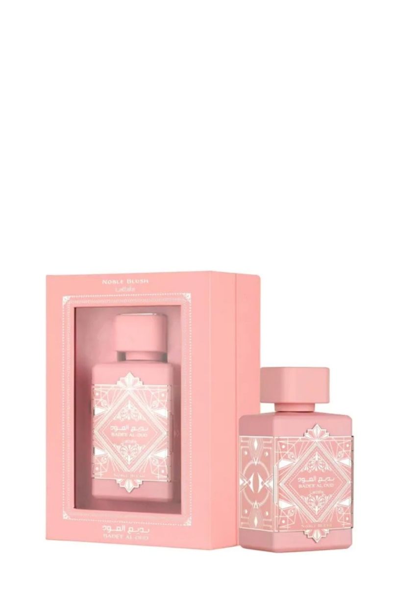 Lattafa Badee Al Oud Noble Blush Eau de Parfum para Mujer – Floral Gourmand 100 ml