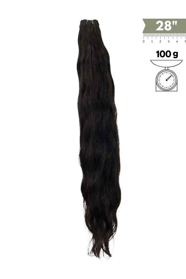 Extensiones de Cabello Natural Remy Ondulado Cosido 70 cm (28”) Virgin Hair