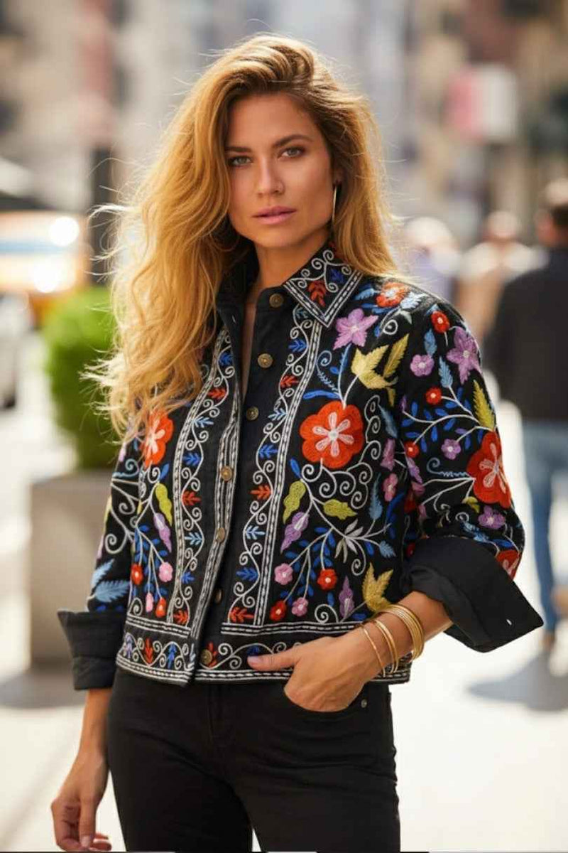 Chaqueta Flores del Alba