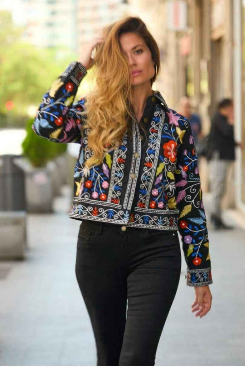 Chaqueta Flores del Alba
