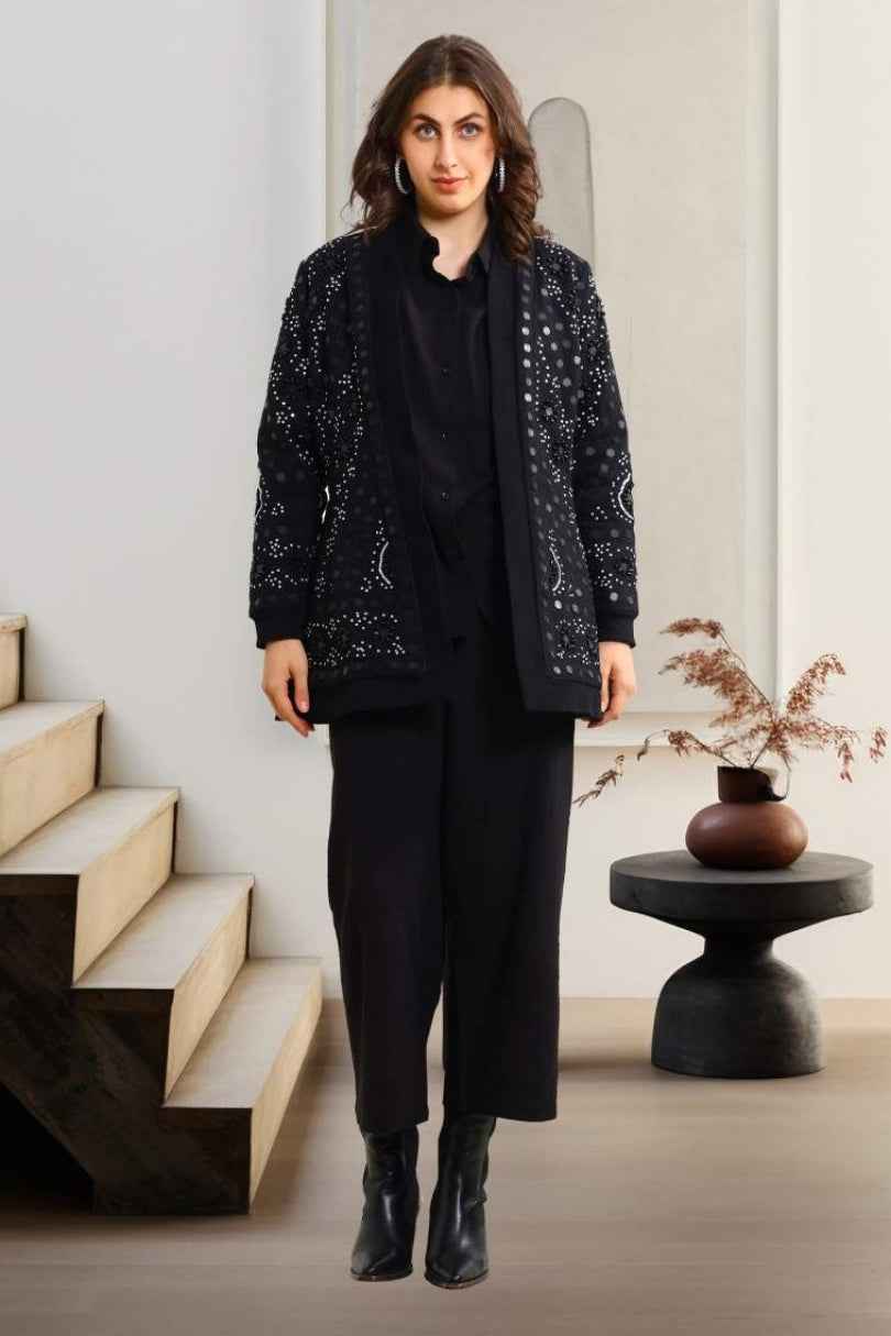 Chaqueta Corta Espejos Artesanal Boho