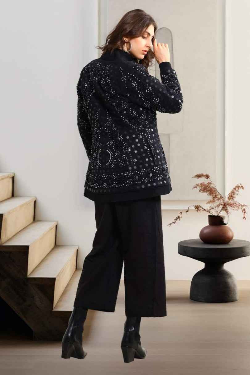 Chaqueta Corta Espejos Artesanal Boho