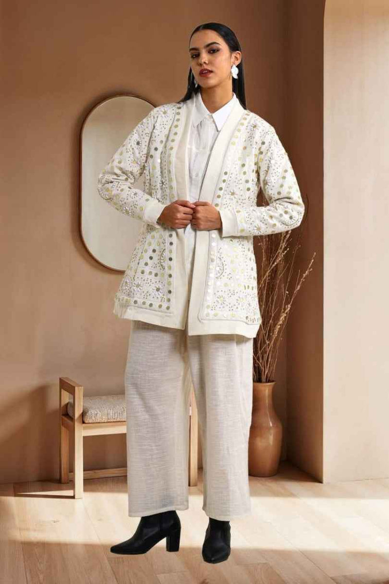 Chaqueta Corta Espejos Artesanal Boho