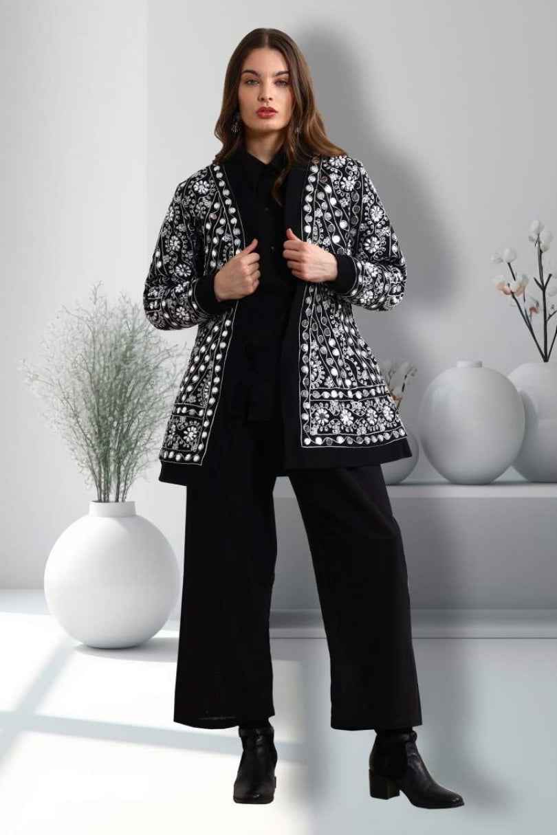 Chaqueta Corta Espejos Artesanal Boho