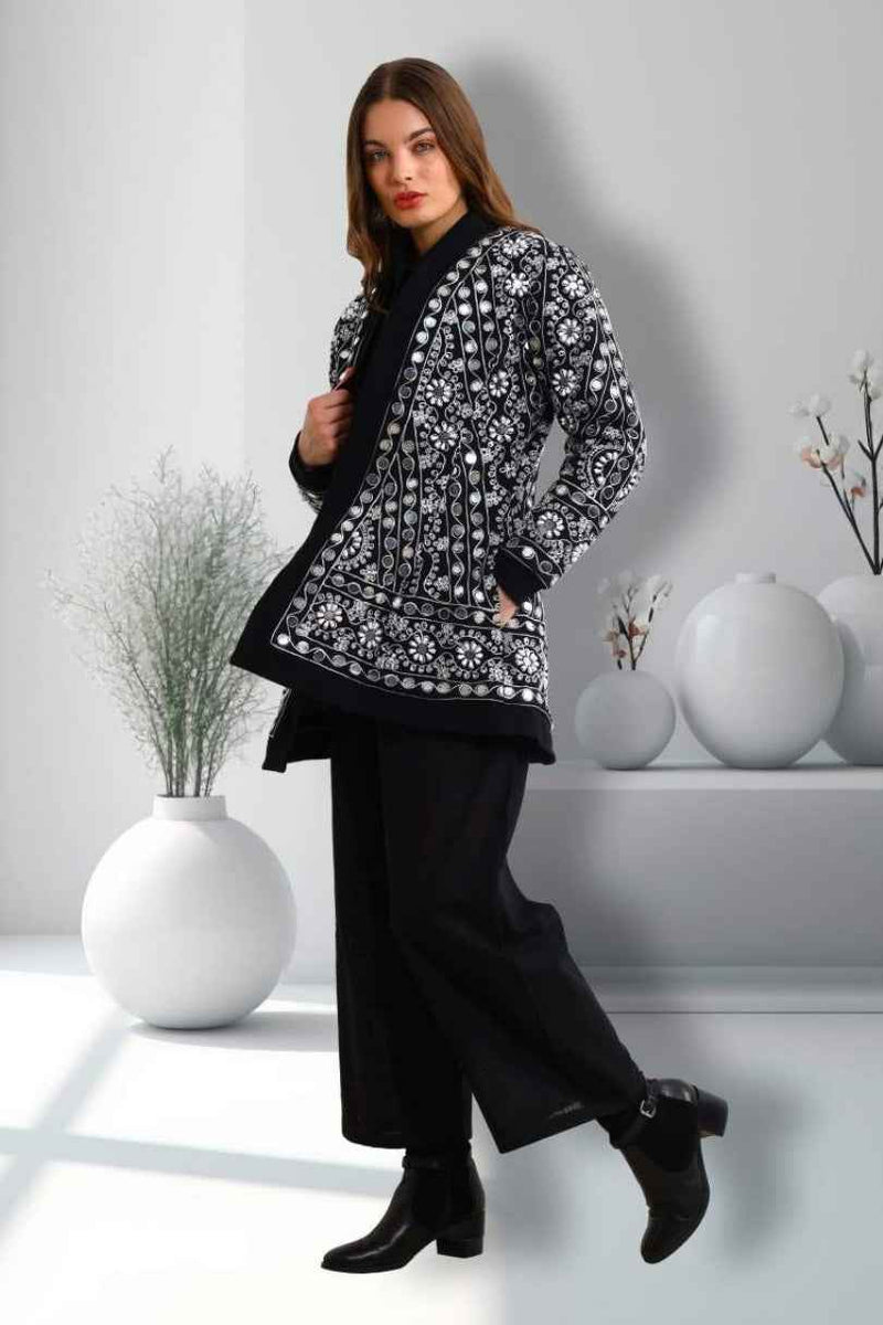 Chaqueta Corta Espejos Artesanal Boho