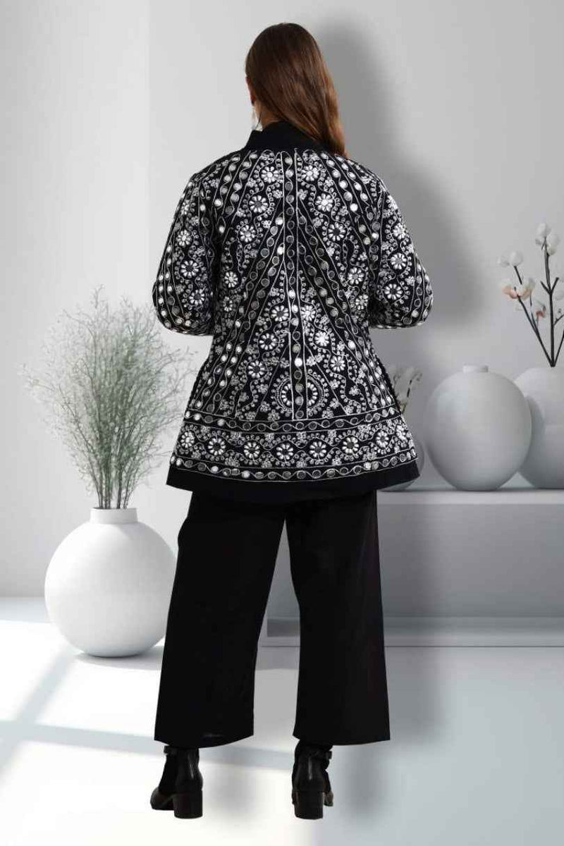 Chaqueta Corta Espejos Artesanal Boho