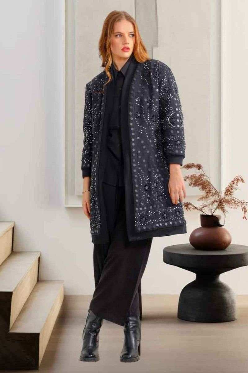 Abrigo Largo Espejos Boho Chic