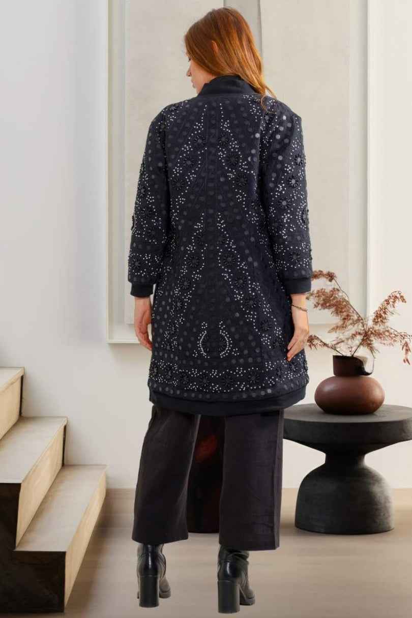 Abrigo Largo Espejos Boho Chic