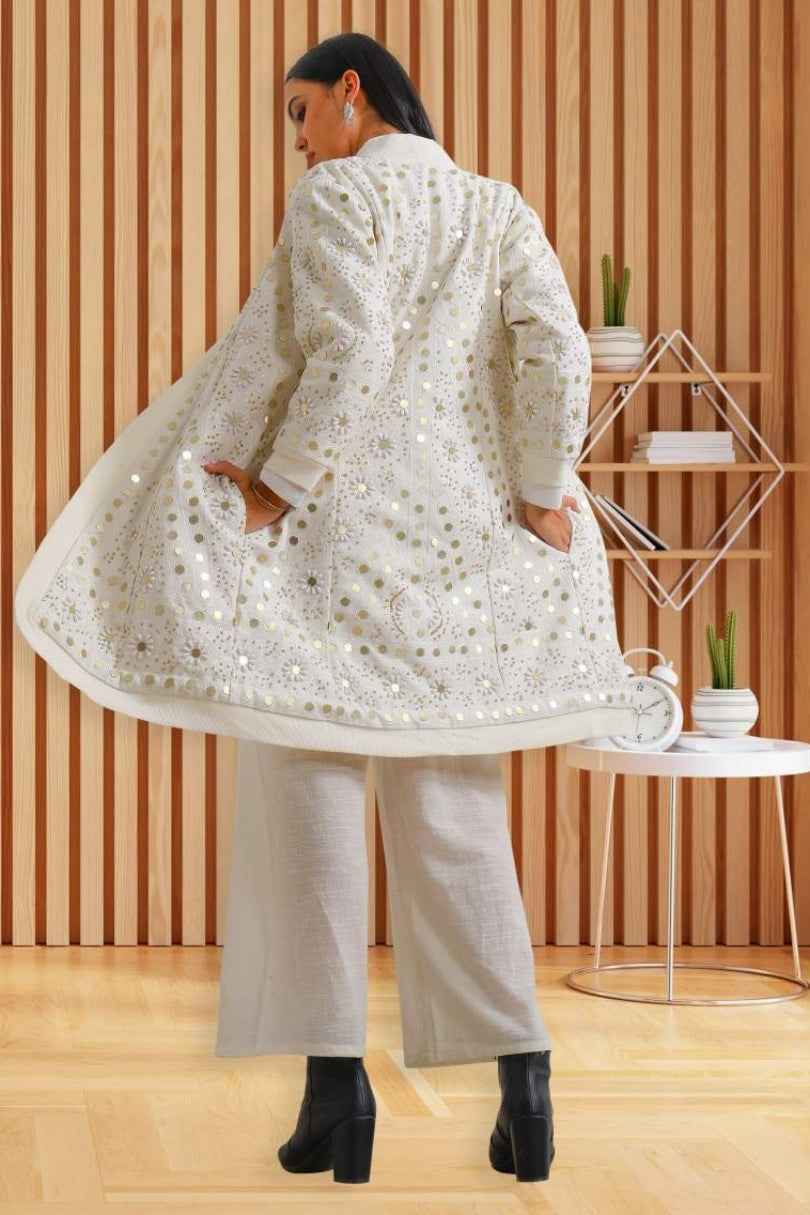 Abrigo Largo Espejos Boho Chic