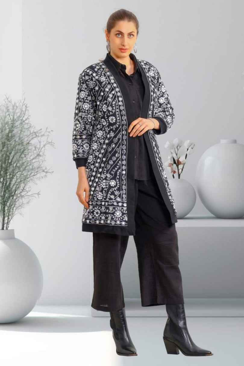 Abrigo Largo Espejos Boho Chic