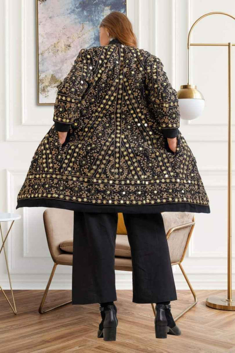 Abrigo Largo Espejos Boho Chic