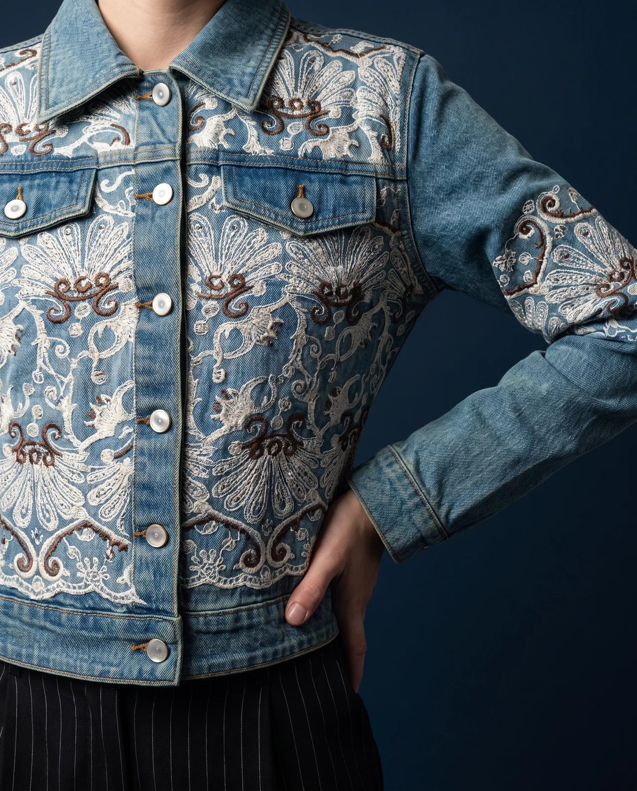 Le Bleuette Jacket – A Masterpiece of Handcrafted Stone Art
