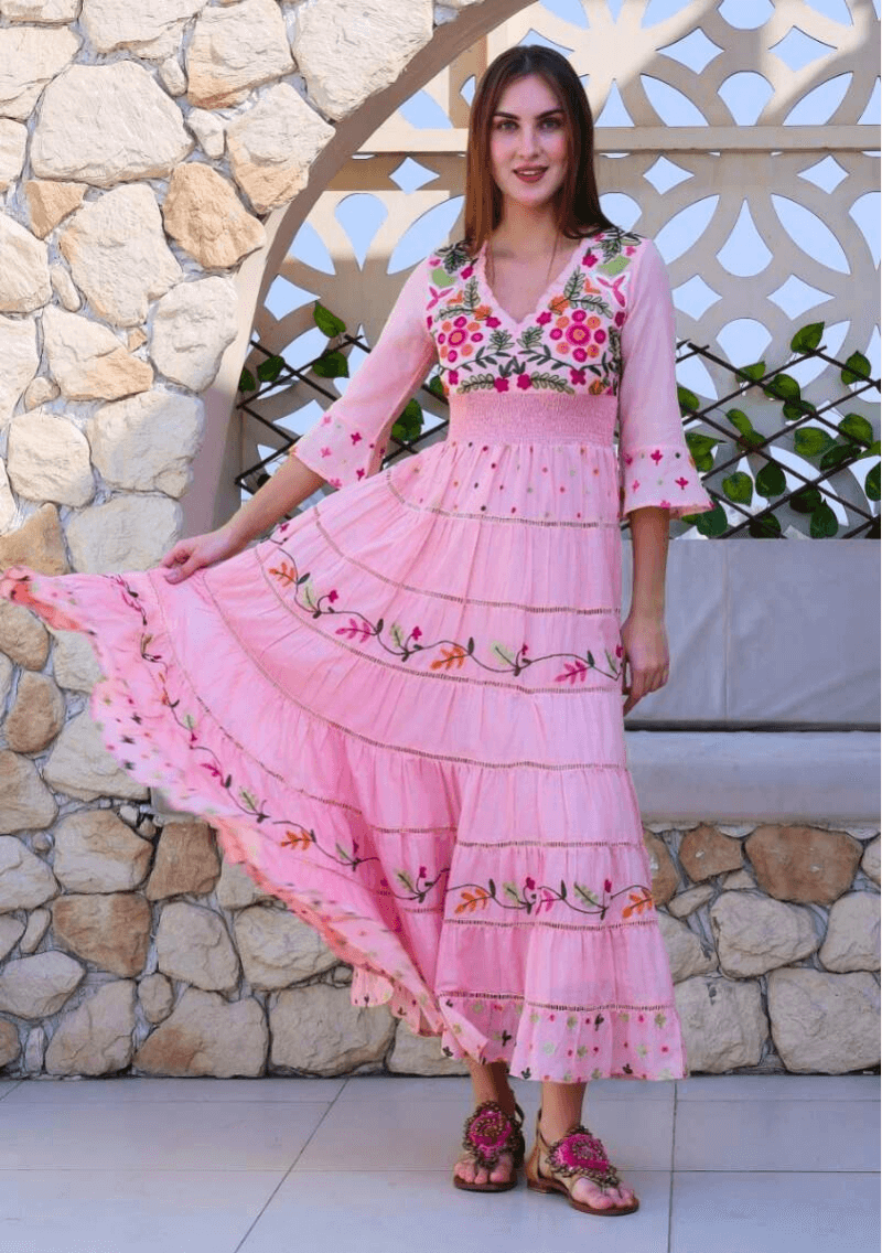 Vestido “Jardín Encantado” - Sufi Boho