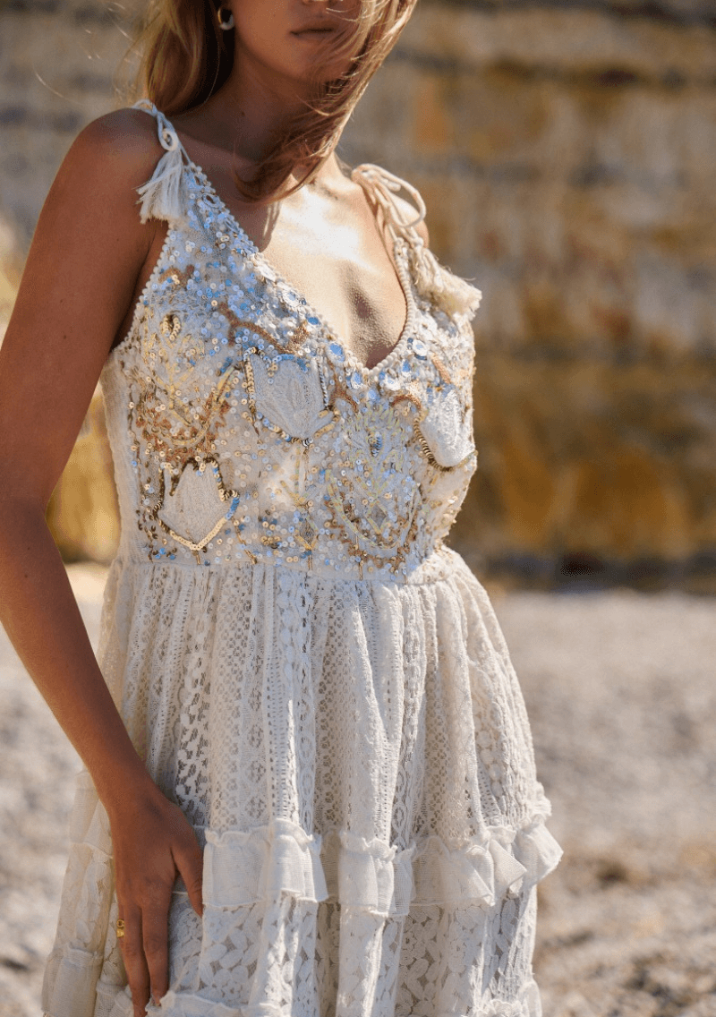 Vestido Brisa de Encaje y Sol - Sufi Boho