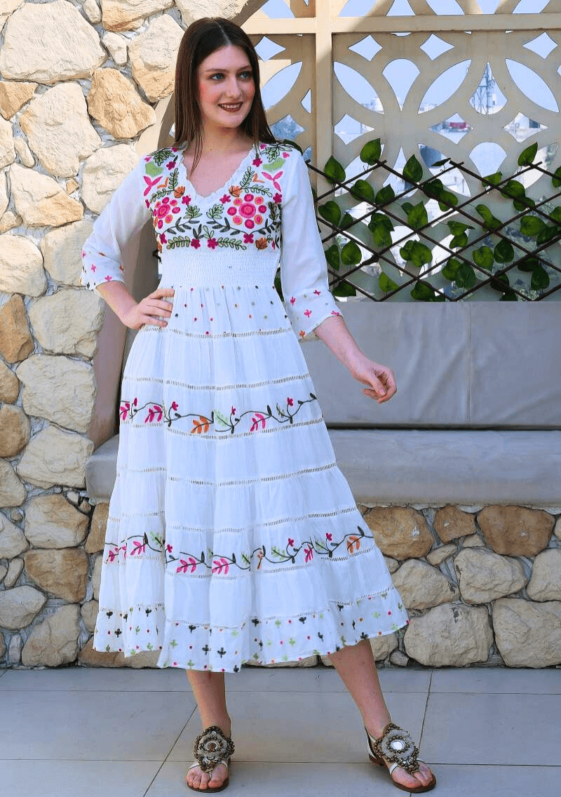 Vestido “Jardín Encantado” - Sufi Boho