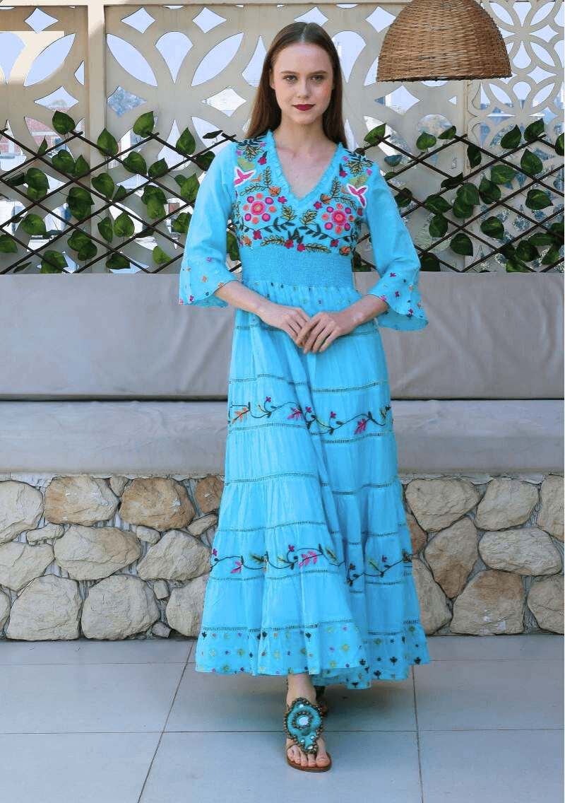 Vestido “Jardín Encantado” - Sufi Boho