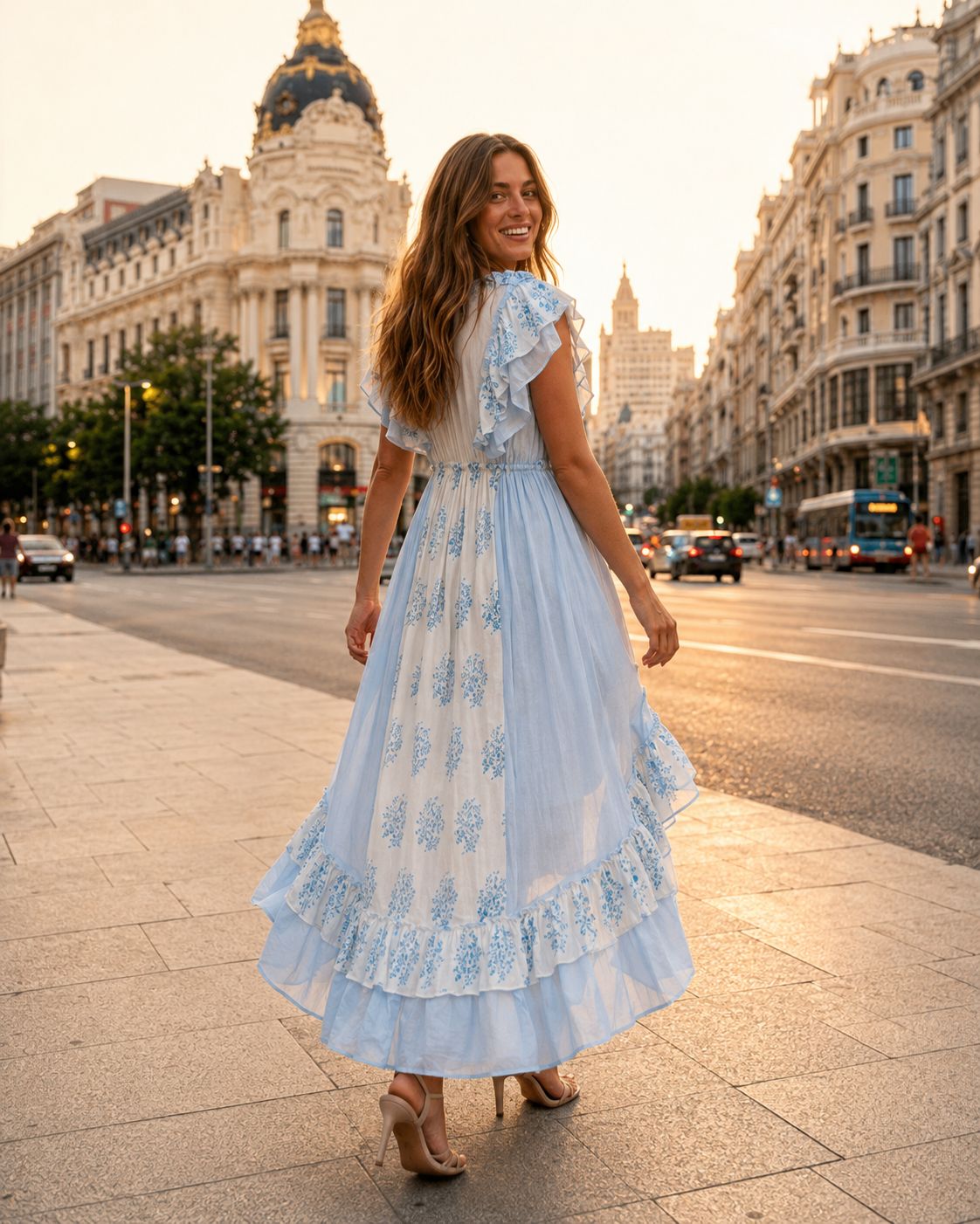 Brisa – Vestido Boho Asimétrico Bordado | Ligero y Femenino