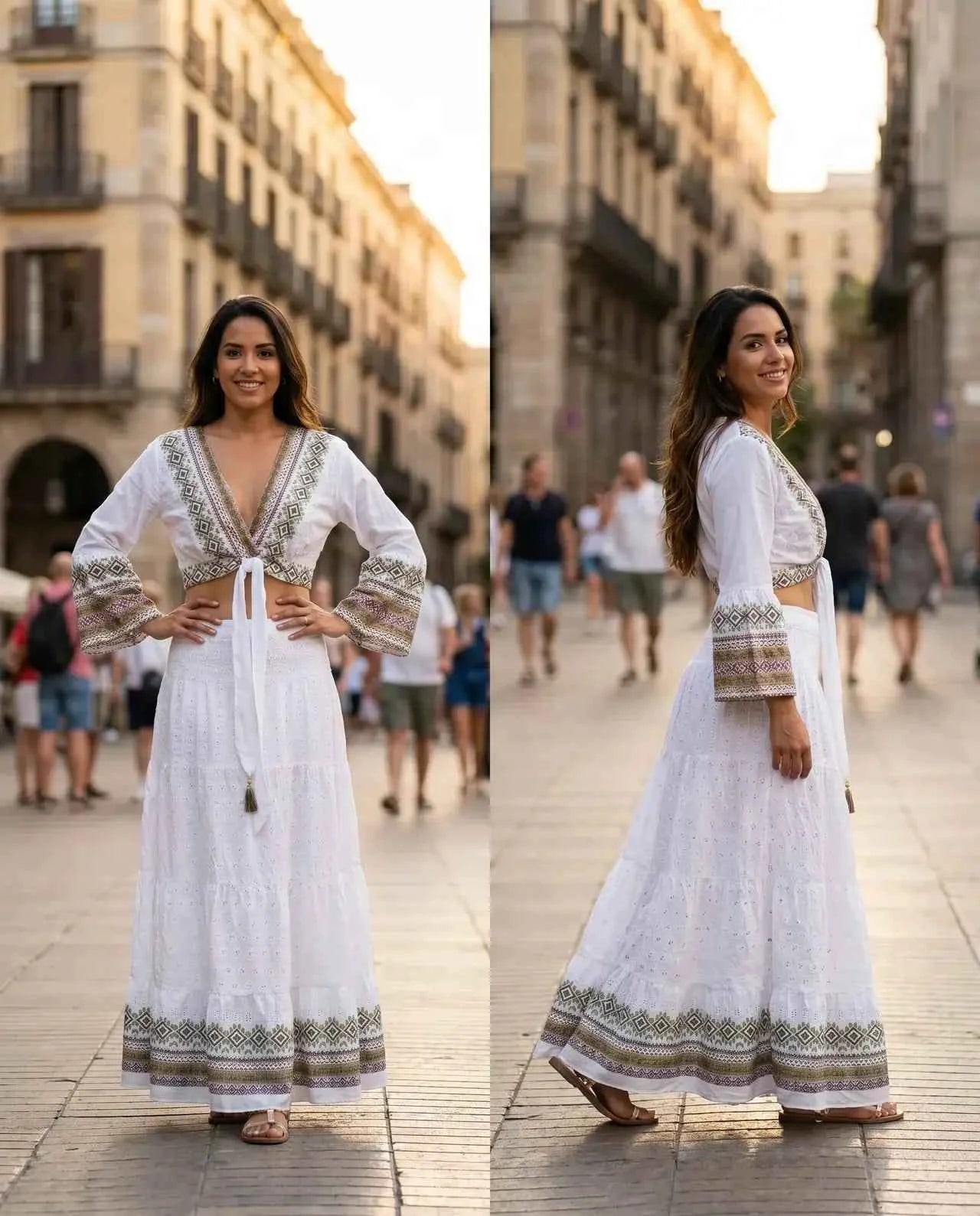 Conjunto Anaís | Fresco y Cómodo Diseñado en algodón suave para acompañarte con estilo y confort durante todo el día.