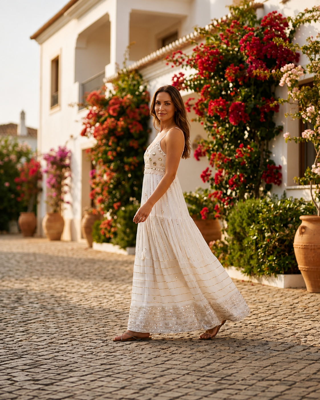 Vestido Juliette Un vestido largo de inspiración francesa, delicado, sofisticado y lleno de encanto.