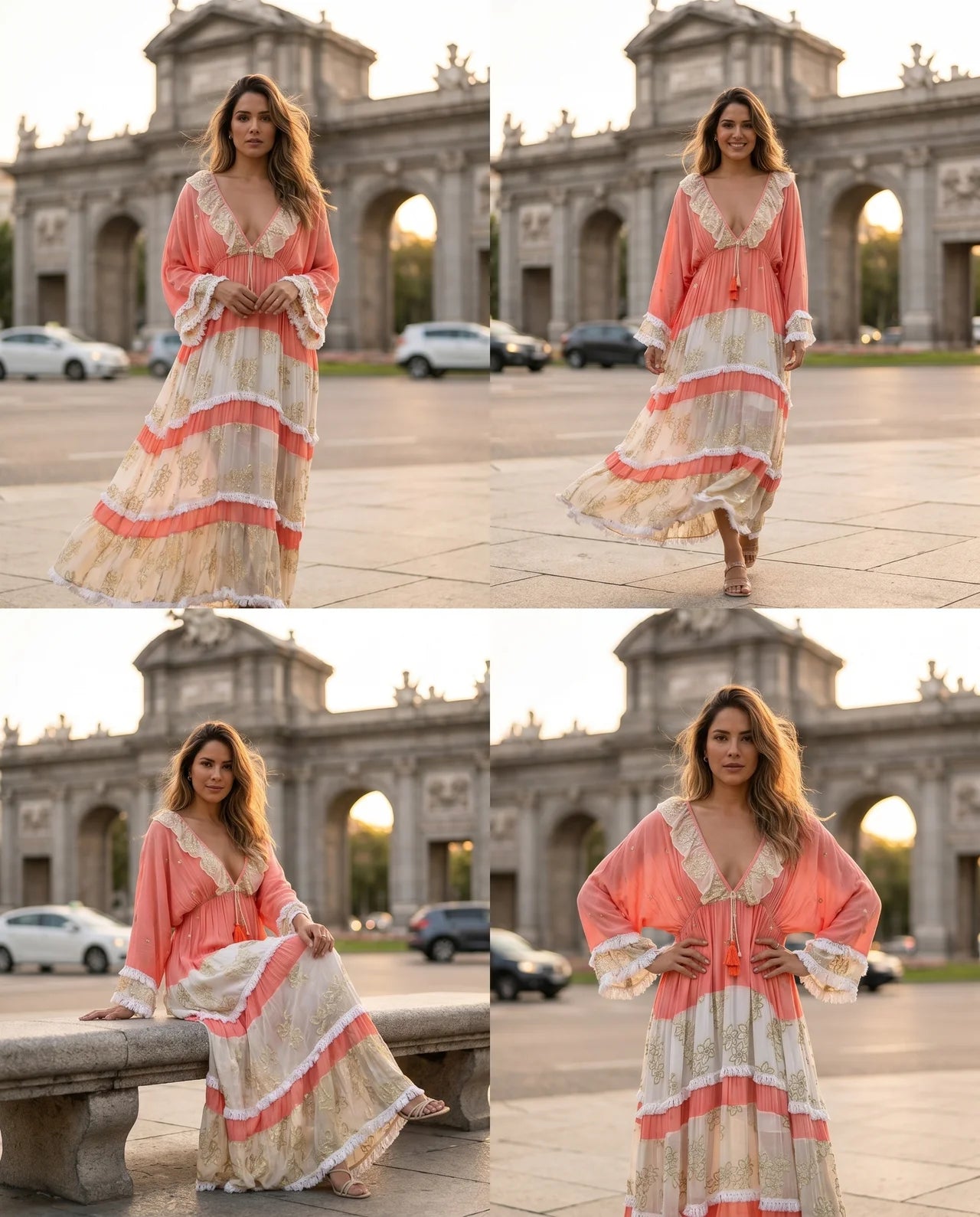 Vestido Bianca – Encanto Bohemio de Lujo Porque refleja perfectamente su diseño fluido, sus delicados bordados y su aire elegante y exclusivo