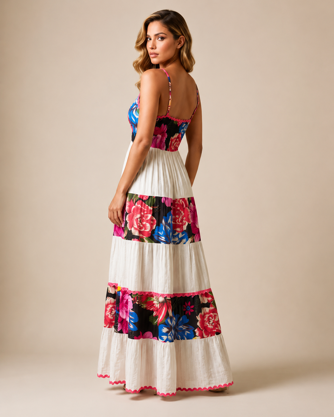 Vestido Valentina Floral-La combinación perfecta de comodidad, frescura y elegancia.