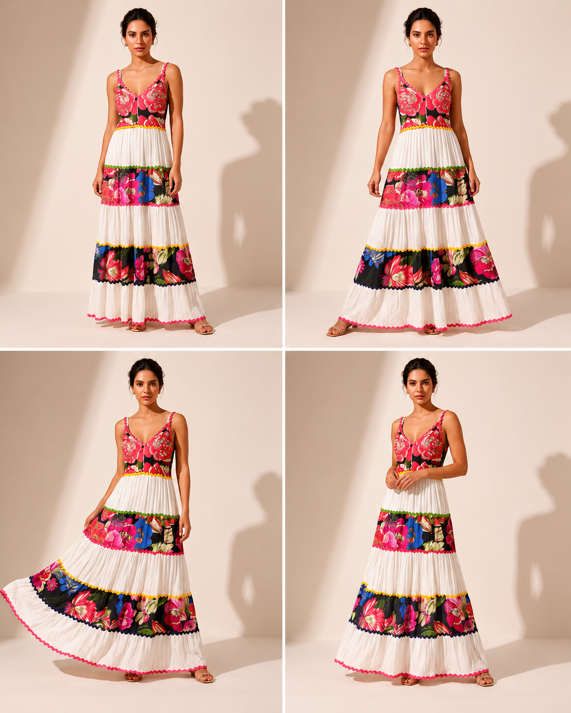 Vestido Valentina Floral-La combinación perfecta de comodidad, frescura y elegancia.