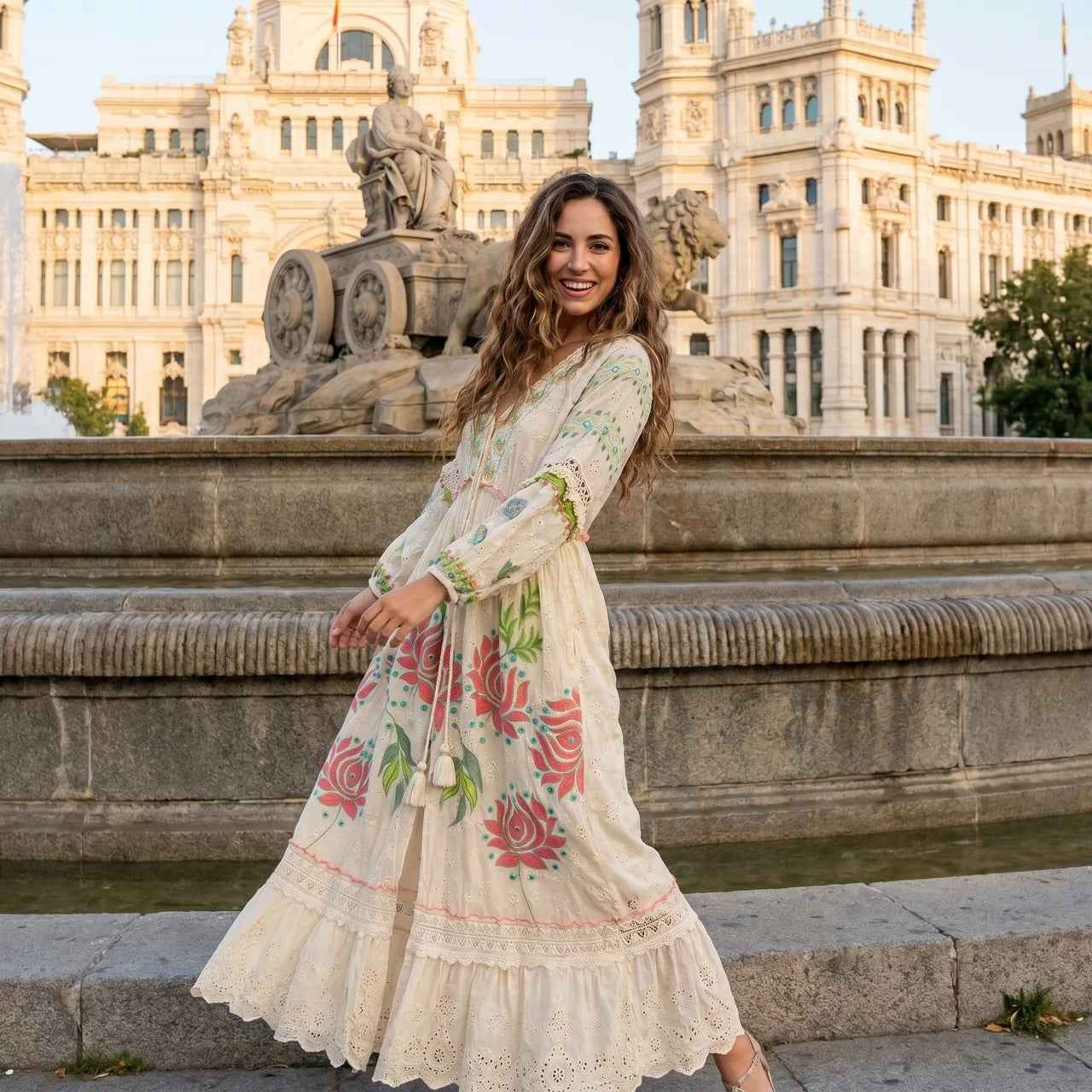Vestido Celine | Elegancia Natural En Algodón