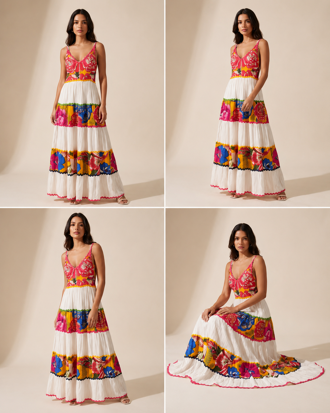 Vestido Valentina Floral-La combinación perfecta de comodidad, frescura y elegancia.