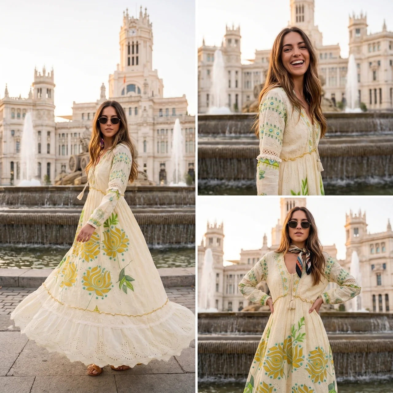 Vestido Celine | Elegancia Natural En Algodón