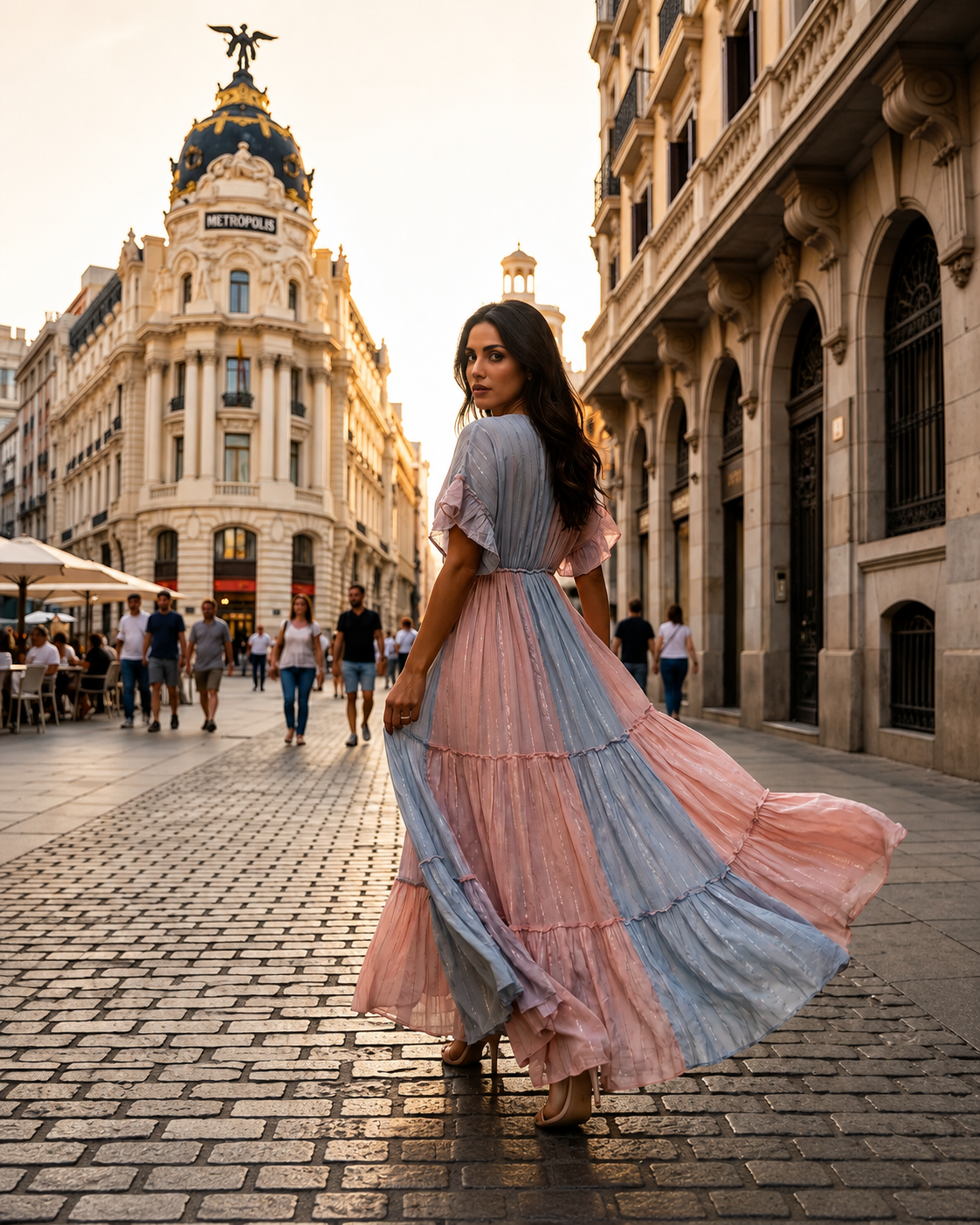 Vestido Fleur d'Élégance-Bordados florales exclusivos, tejido ligero y una silueta fluida que realza tu belleza con naturalidad y sofisticación.